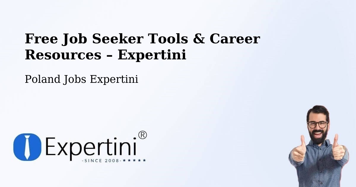 Free Job Seeker Tools & Career Resources – Gołańcz - Gołańcz, Poland Jobs Expertini