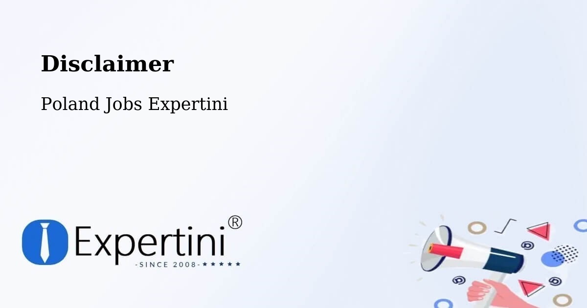 Disclaimer – Gołańcz - Poland Jobs Expertini