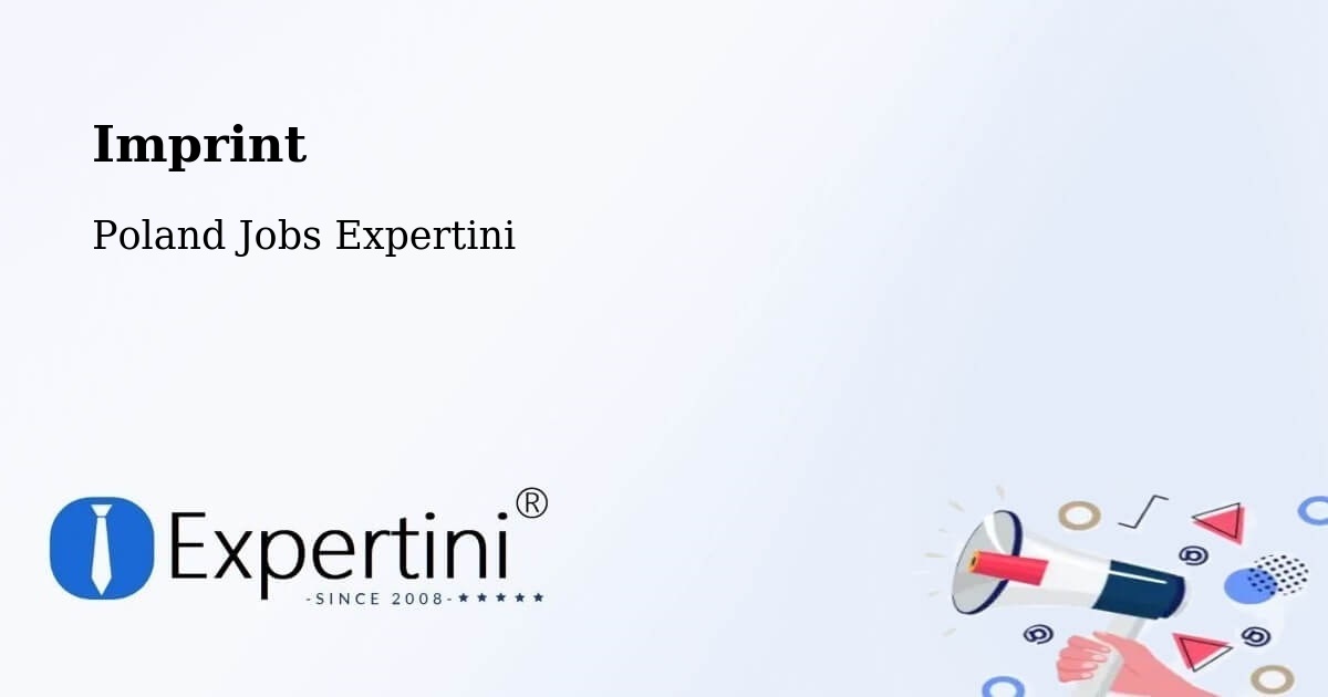 Imprint – Gołańcz - Poland Jobs Expertini