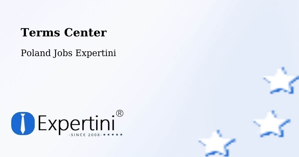 Terms of Service – Gołańcz - Poland Jobs Expertini